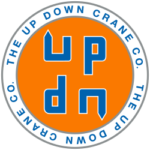 up down crane company logo